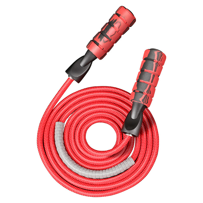 Speed Skipping Rope - 縄跳び,縄跳び,ジャンプ,フィットネス,長さ調節可能,トレーニング,ボールベアリング,滑り止めハンドル付き