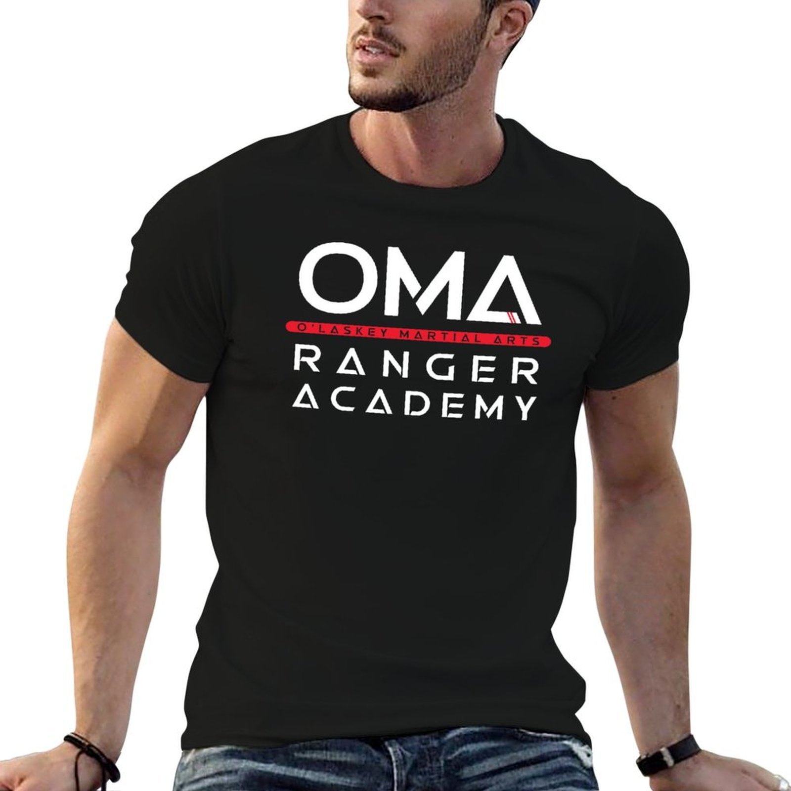 Academy Sports Outdoor - OMA: レンジャーアカデミースクール Tシャツ アウトドアスポーツ 軽量Tシャツ