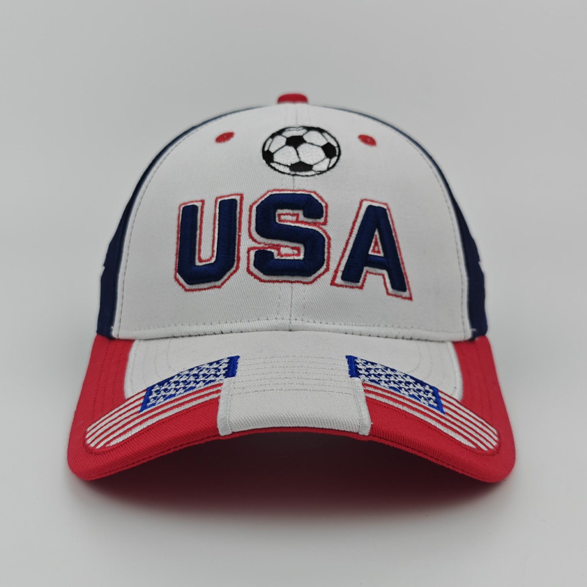 Outdoor Sport Usa - 2026年サッカー大会用サンハット、男女兼用、文字刺繍入りUSA野球帽、アウトドアスポーツ、サイクリング用刺繍入りサンハット