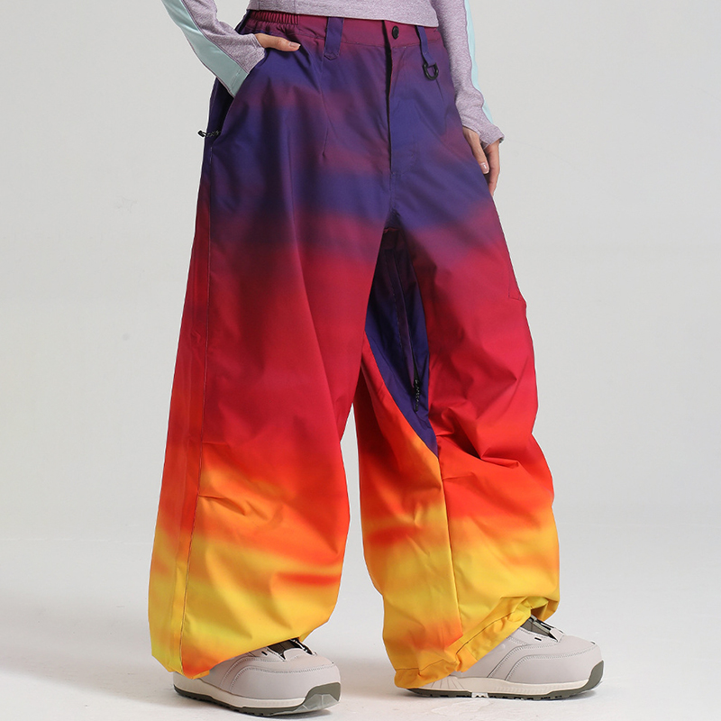 Outdoor Sport Waterproof Pants - 屋外マウンテンマンスキーズボンウィンタースポーツルーズ女性スノーパンツ防水オートバイ男性スノーボード服
