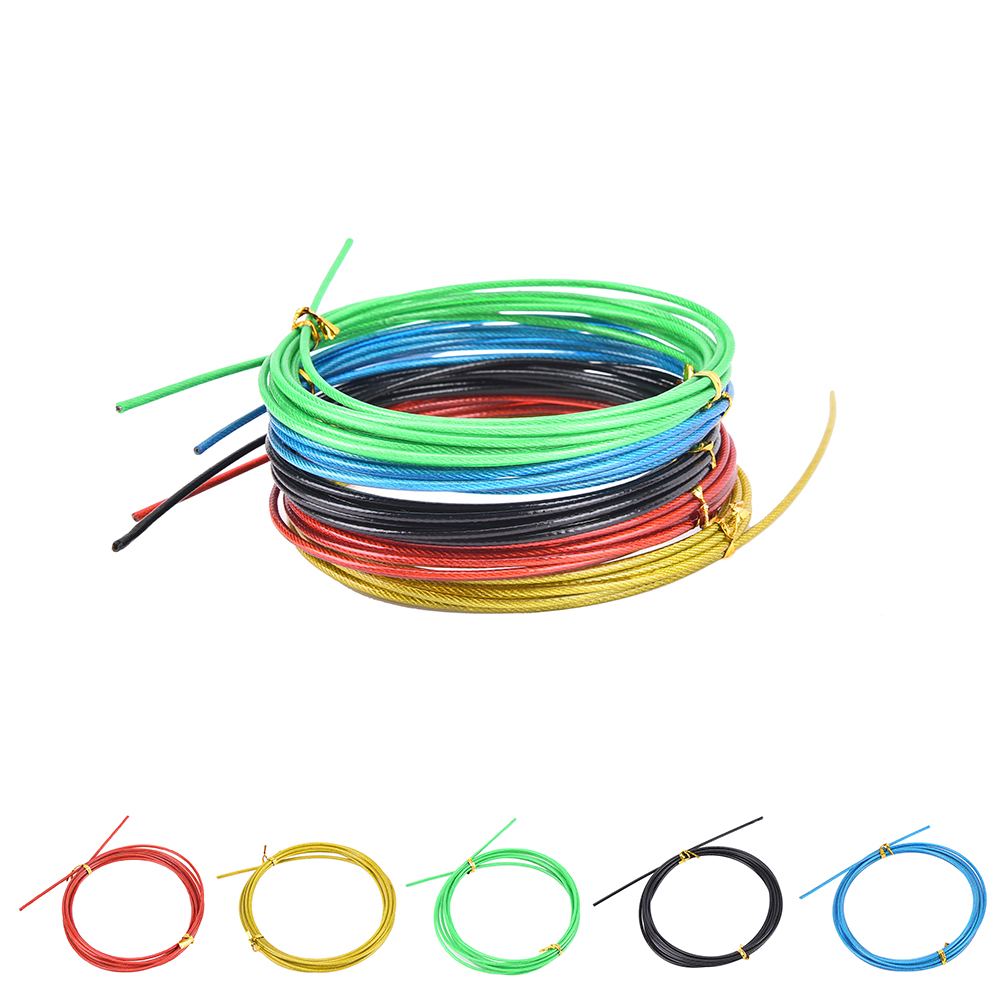 Speed Skipping Rope - ジャンプロープ,3m,スペアスチールワイヤー,交換可能なワイヤーケーブル,金属速度,縄跳び