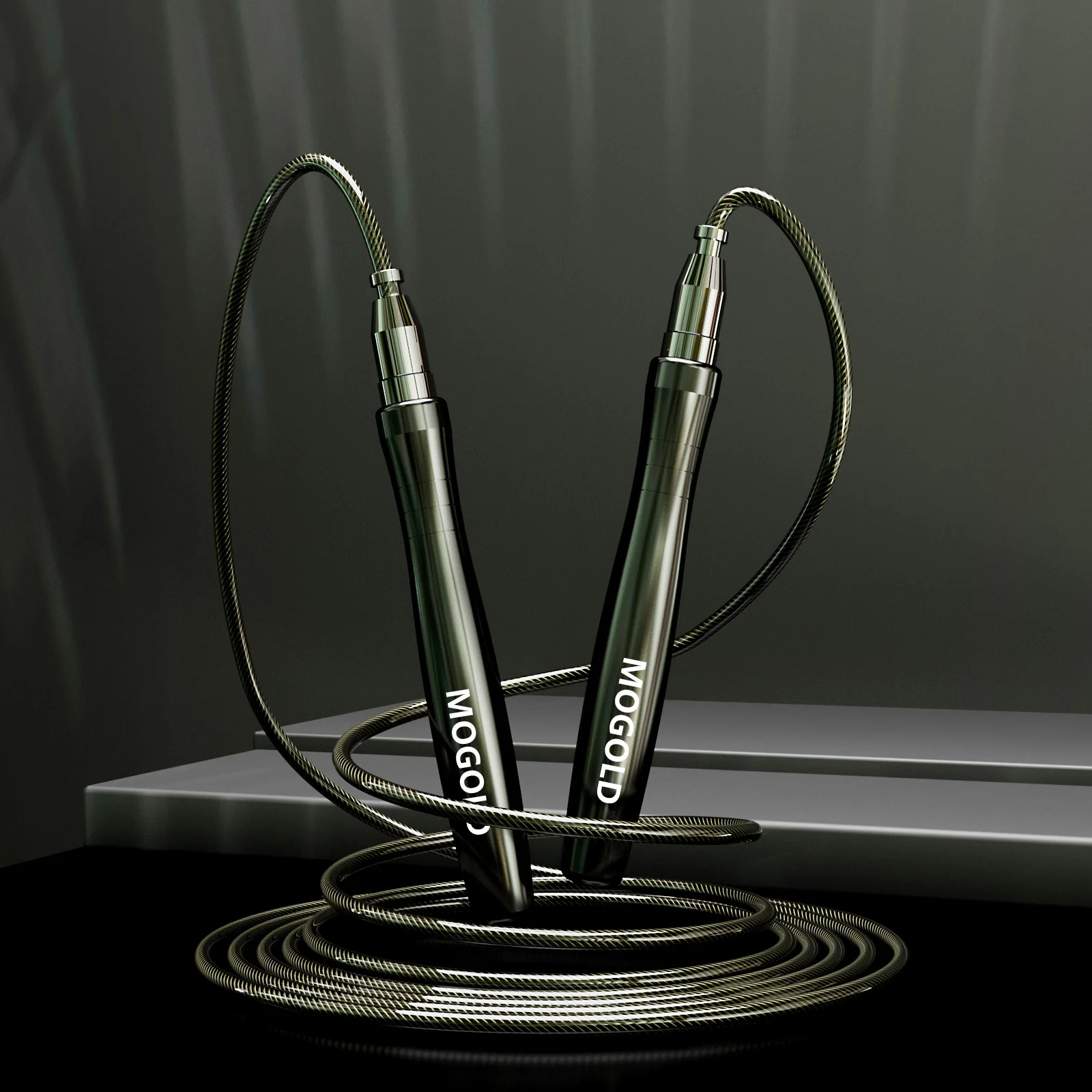 Speed Skipping Rope - クロスフィットスピードジャンプロープエクササイズプロフェッショナルジムフィギュアキュエルダパラサルターフィットネス器具