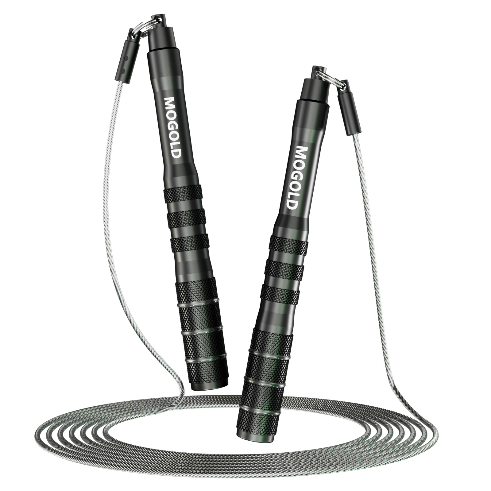 Speed Skipping Rope - もつれ防止の高速縄跳び、調整可能な鋼線縄跳び、フィットネス、家庭運動、減量に適しています。