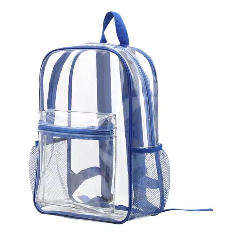 Outdoor Sport Bag - トラベルビジュアルバックパック大容量防水ショルダーバッグ透明PVCアウトドアスポーツフィットネスナップサックカジュアル