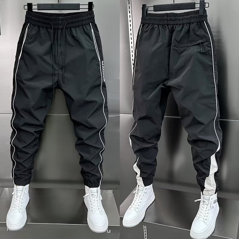 Outdoor Sport Waterproof Pants - メンズ防水ハーレムパンツ,通気性パンツ,速乾性,アウトドアスポーツ,釣り,キャンプ,ファッション,カジュアルストリートウェア