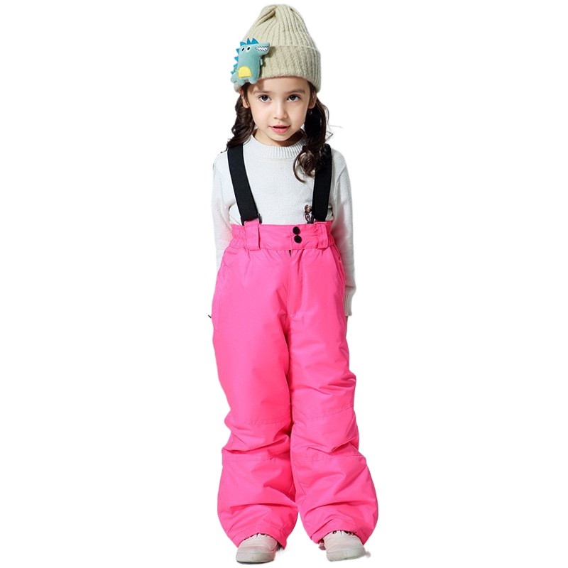 Outdoor Sport Waterproof Pants - 新しい冬の子供の男の子スキー暖かいパンツ屋外スポーツ防水防風ズボン子供のための女の子スノーボードオーバーオール