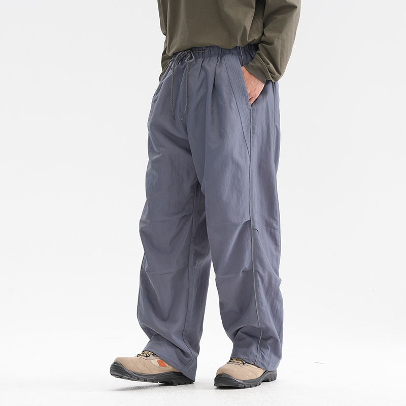 屋外反射ストリップ速乾性スポーツパンツ男性女性防水ルーズカジ - Outdoor Sport Waterproof Pants のレビューと価格
