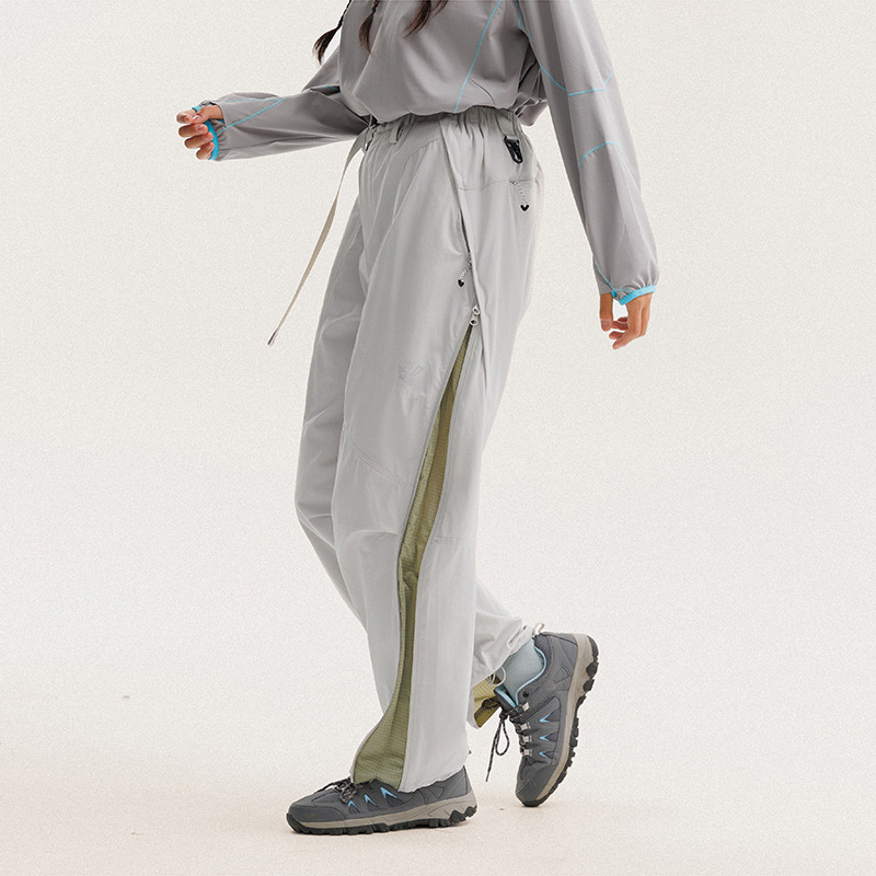 サイドジッパーアウトドアスポーツ防水速乾カーゴパンツ男性女性 - Outdoor Sport Waterproof Pants のレビューと価格