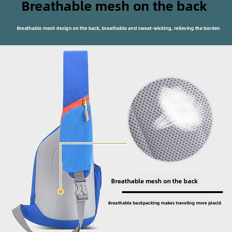 軽量防水スリングチェストバッグマルチジッパーポケット通気性ス - Outdoor Sport Bag のレビューと価格