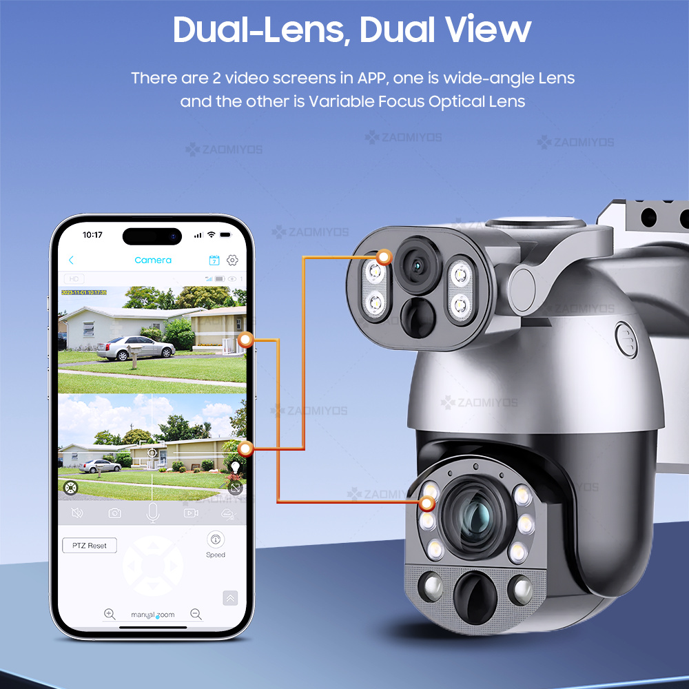 ソーラーIP屋外監視カメラ,デュアルレンズ,暗視,pir,c - Outdoor Sport Camera のレビューと価格