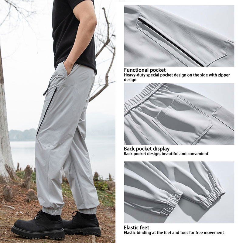 春夏男性アウトドアハイキングパンツ防水スポーツクライミングパ - Outdoor Sport Waterproof Pants のレビューと価格