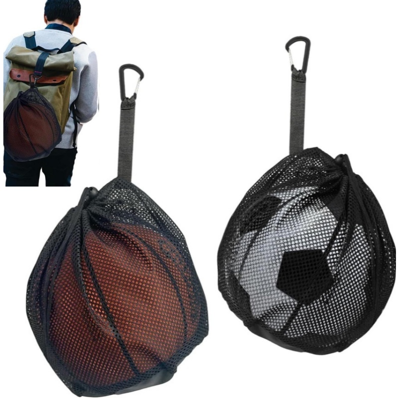    ポータブル巾着バスケットボールメッシュバッグサッカー - Outdoor Sports Net のレビューと価格