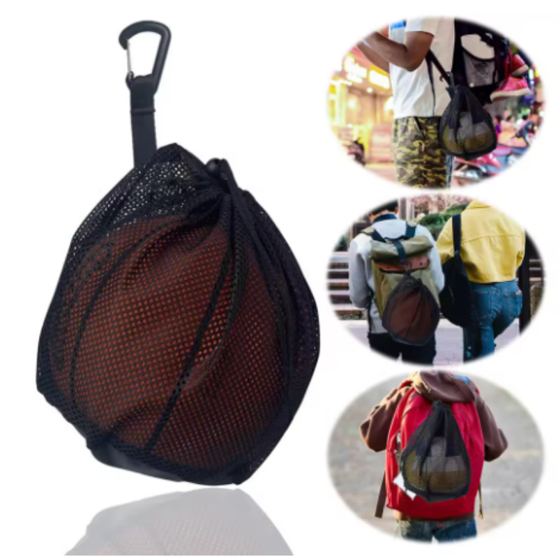    ポータブル巾着バスケットボールメッシュバッグサッカー - Outdoor Sports Net のレビューと価格