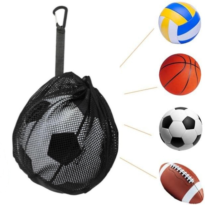    ポータブル巾着バスケットボールメッシュバッグサッカー - Outdoor Sports Net のレビューと価格