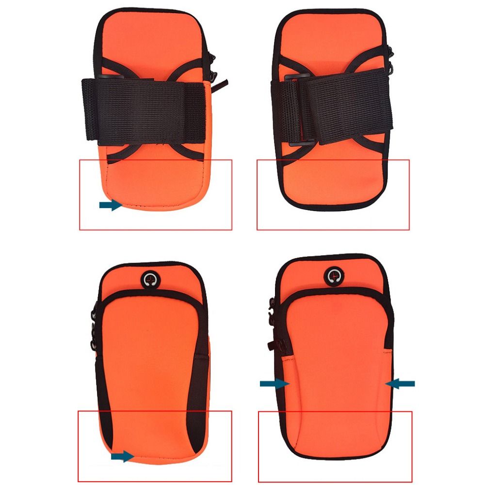 ポータブルネオプレンスポーツアームバンド電話ケースブラックブ - Outdoor Sport Bag のレビューと価格
