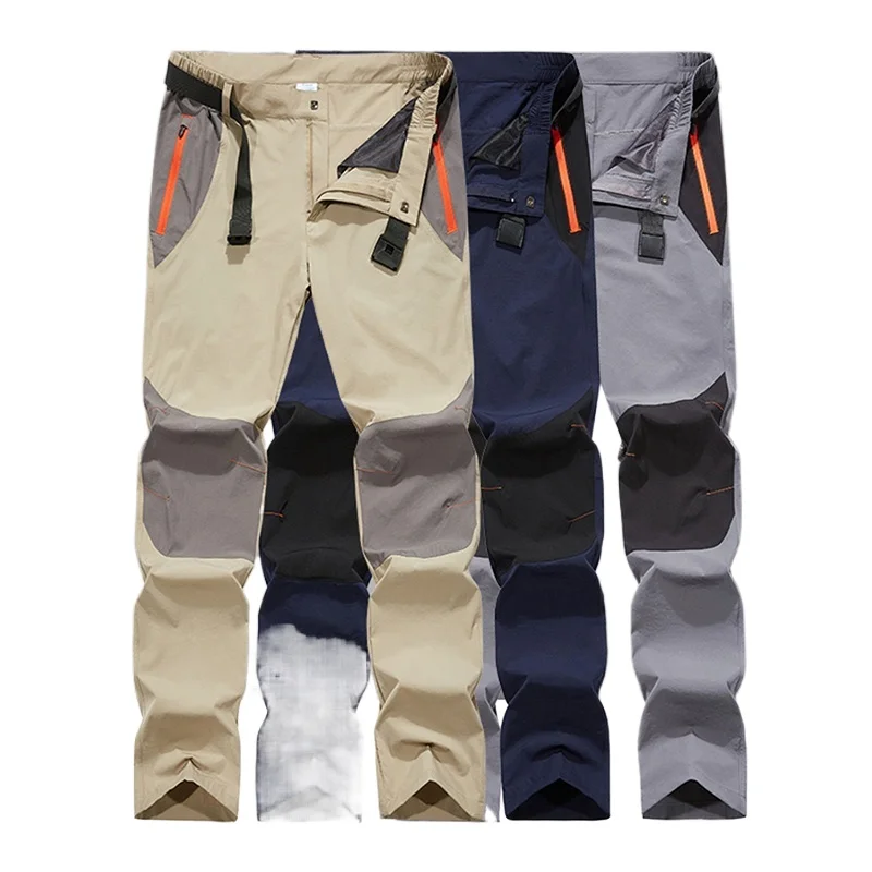 新しい男性防水カーゴパンツメンズ夏速乾長ズボン男性アウトドア - Outdoor Sport Waterproof Pants のレビューと価格
