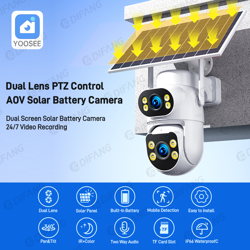 Yoosee 8MPソーラーAOV 4G SIMセキュリティ - Outdoor Sport Camera のレビューと価格