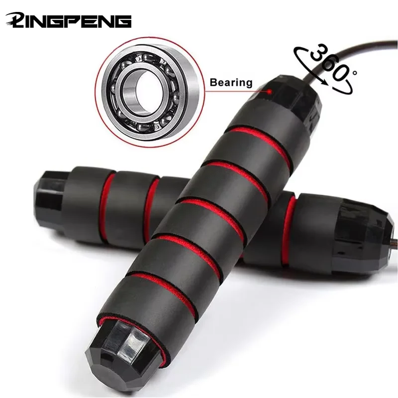 調整可能な速度の縄跳び 1Pc 3 メートル鋼線縄跳びもつれ - Speed Skipping Rope のレビューと価格