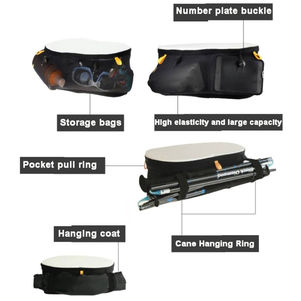 新しいメッシュランニングウエストバッグ軽量大容量スポーツバッ - Outdoor Sport Bag のレビューと価格