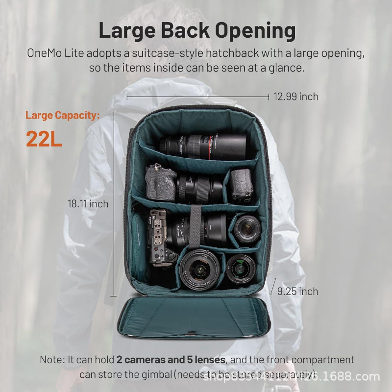 新しいカメラバッグ大容量防水バックパックマイクロシングルカメ - Outdoor Sport Camera のレビューと価格