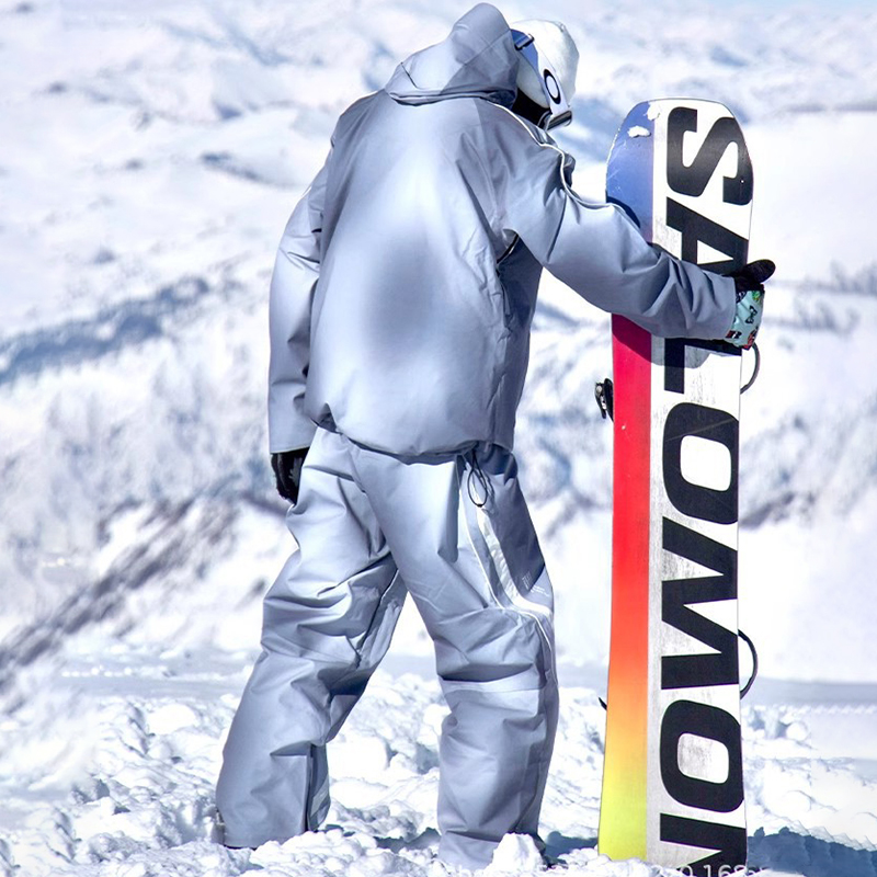 冬防水フード付きジャケットパンツ女性雪スーツ屋外スポーツマウ - Outdoor Sport Waterproof Pants のレビューと価格