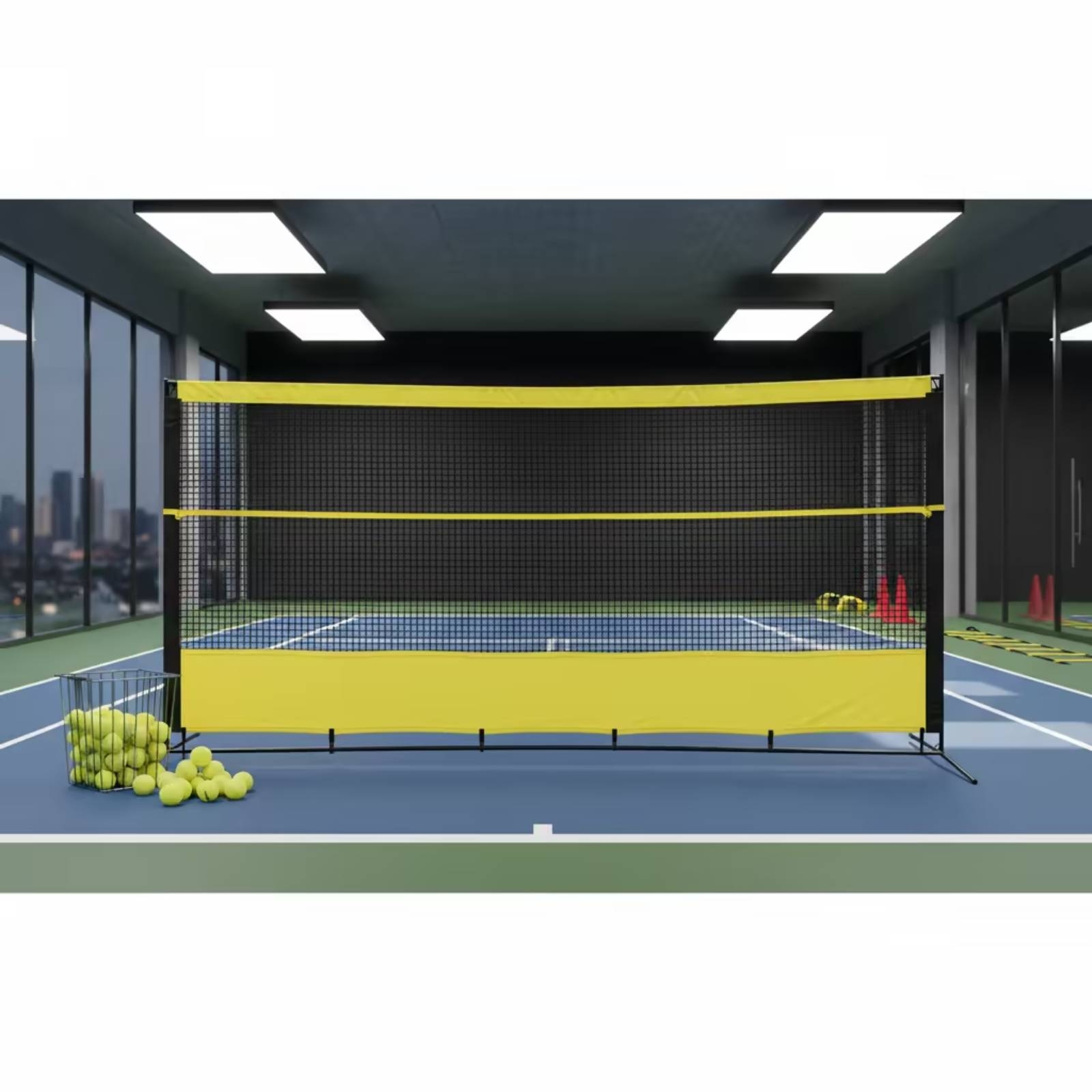 テニスリバウンドネット バッグ付き ヘビーデューティー テニ - Outdoor Sports Net のレビューと価格