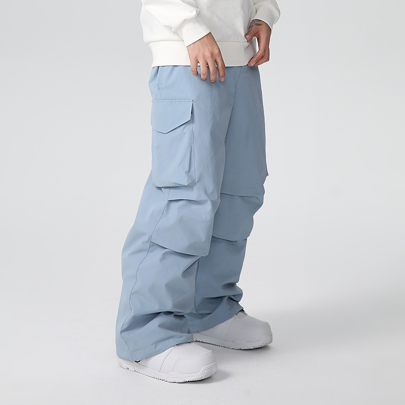 新しい男性スキーパンツ固体スポーツ暖かい防風通気性屋外スキー - Outdoor Sport Waterproof Pants のレビューと価格