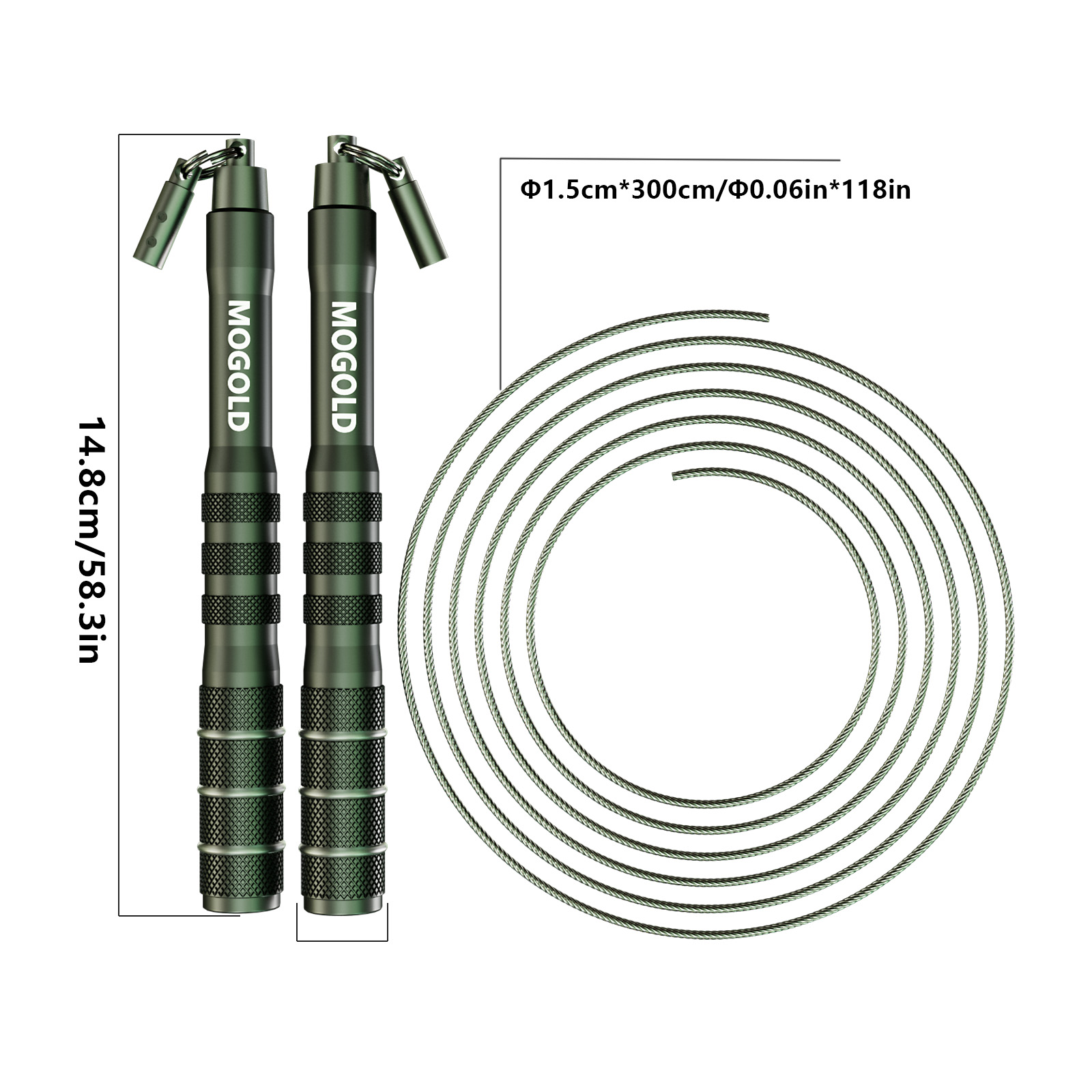 もつれ防止の高速縄跳び、調整可能な鋼線縄跳び、フィットネス、 - Speed Skipping Rope のレビューと価格