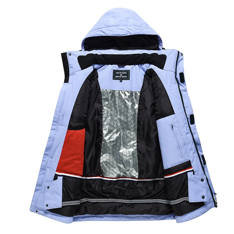 暖かいフード付きジャケットとパンツスーツ、男性、雪の衣装、ス - Outdoor Sport Waterproof Pants のレビューと価格