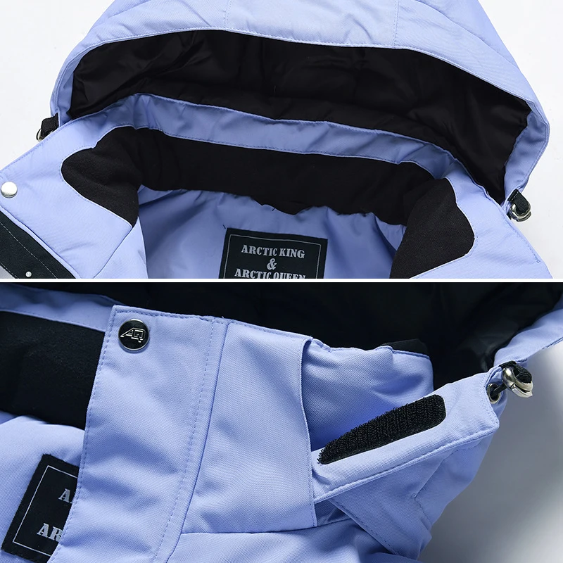 暖かいフード付きジャケットとパンツスーツ、男性、雪の衣装、ス - Outdoor Sport Waterproof Pants のレビューと価格