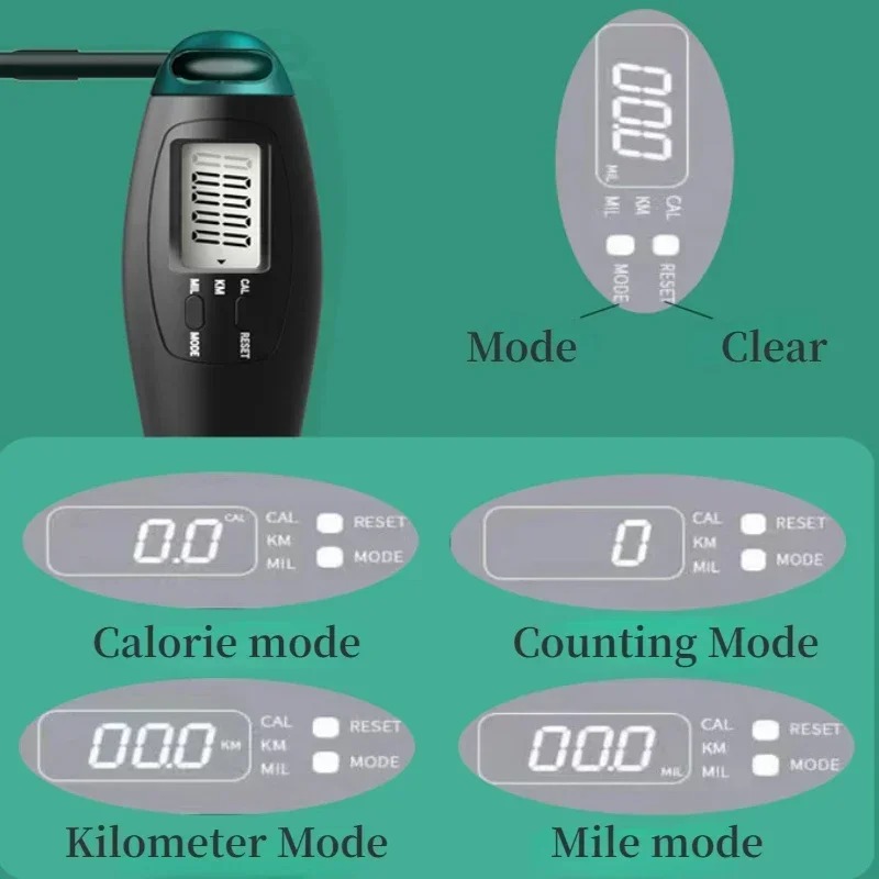 調整可能なデジタルカウント付きスチールケーブルジャンプロープ - Speed Skipping Rope のレビューと価格