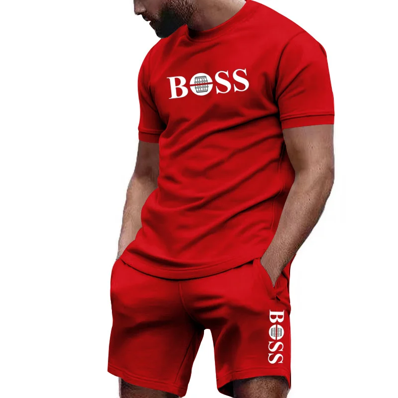 メンズツーピーススポーツウェア半袖Tシャツ＆パンツセット ラ - Outdoor Sport Leisure のレビューと価格