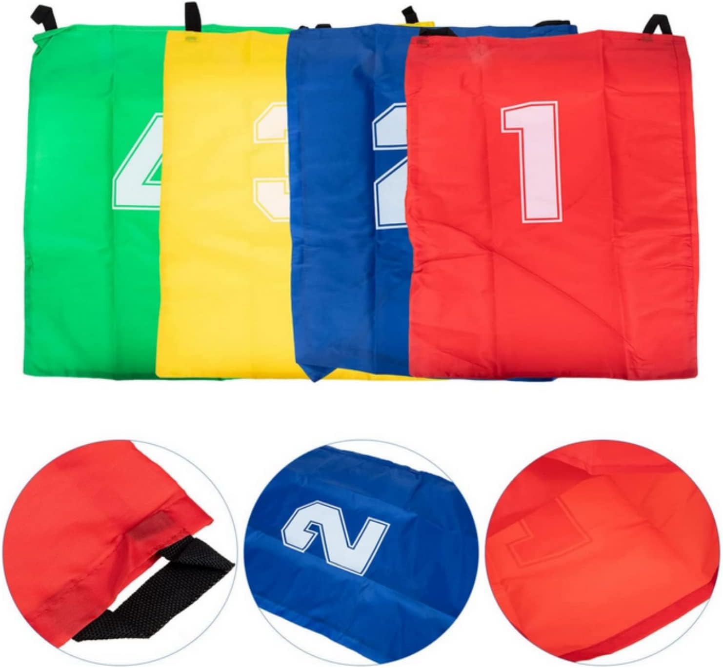 4個入り キャンバス製ポテトサックゲームバッグ 耐久性のある - Outdoor Sport Bag のレビューと価格