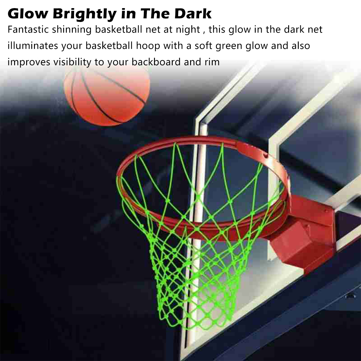 光るバスケットボールネット 屋外用 ポータブル ソーラー充電 - Outdoor Sports Net のレビューと価格