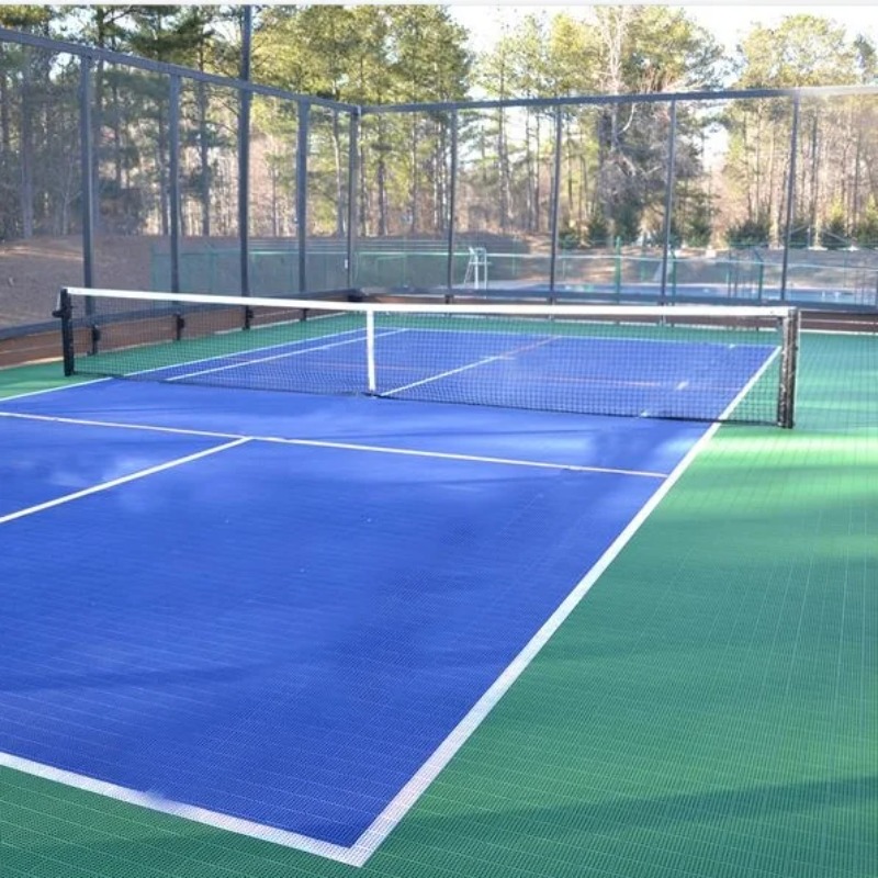 滑り止めボールコートフローリングタイルポータブル屋内および屋 - Outdoor Sport Floor Tiles のレビューと価格